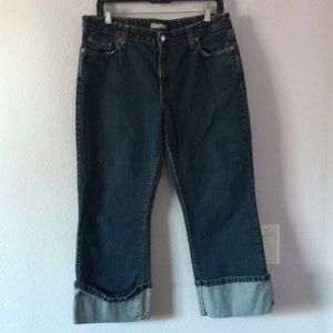 Dark blue Levi’s 515 jeans